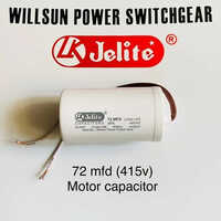 72 Mfd Run Capacitor - Plastic Material, 250/440v AC Voltage, White Color, 50 Hertz Frequency | Durable and Efficient Performance with Warranty
