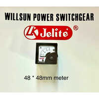 Analog Panel Meter - Plastic & Glass, 48 X 48 Mm | Voltage Range 0-500v, Frequency 50hz, Warranty Included