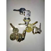 Electrical Panel Lock - Stainless Steel, Chrome Finish, Available In Silver And Golden Colors, Warranty Included