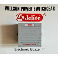 4 Inch Electronic Buzzers - Plastic, 24V, Grey | Noise Level 90-110 dB, Detection Range 50-100 Meters, Electric Powered