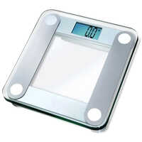 Body Weighing Scale - Digital Monitor Display, Transparent Design | High Accuracy, Battery Operated, Includes Warranty