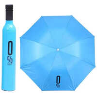 Bottle Mini Umbrella - Durable Nylon, 32 X 5 X 5 Cm, Vibrant Blue | Foldable Design For All Seasons, Easy To Carry In Bags