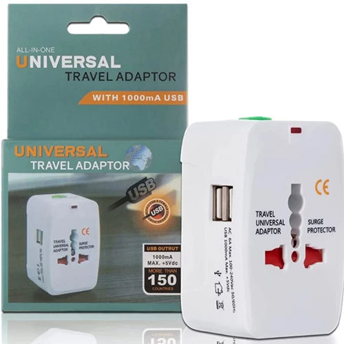 Universal Travel Usb Adapter Efficiency: High