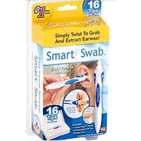 Smart Swab Ear Cleaner - High-quality Plastic, Various Sizes Available | Gentle & Effective Earwax Removal In White And Blue
