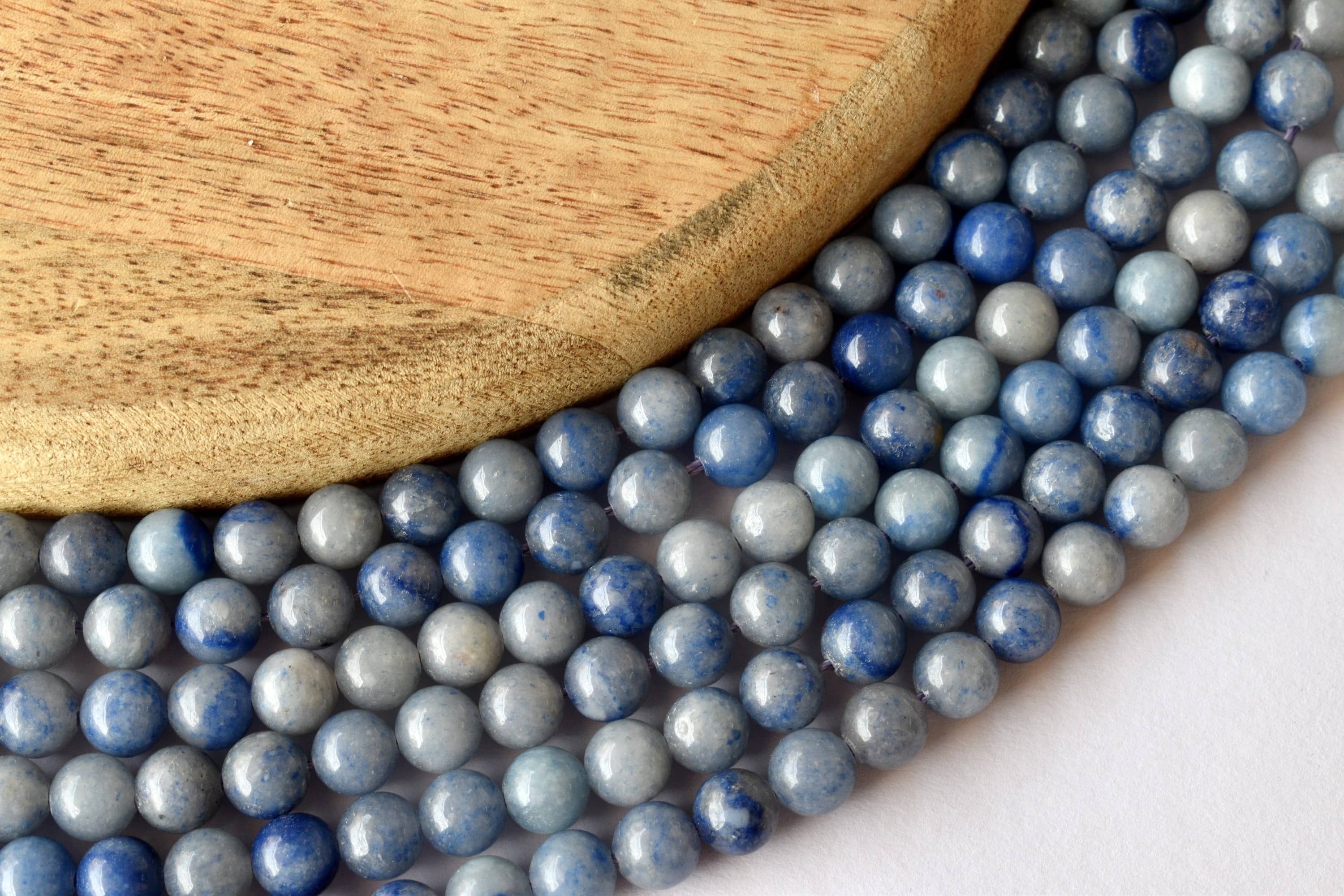 8mm Blue Aventurine Beads, Gemstone Beads for Necklace ,Crystal Beads Jewelry