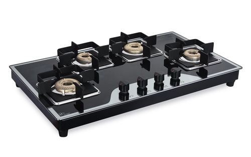 4BR HOB ELITE GLASS WITH MS FRAME SQUARE PAN SUPPORT - 4701- OSBORN