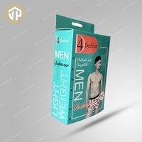 Customized Mens Wear Packaging Box / Custom Underwear Packaging boxes