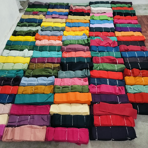 Plain Saree Fall