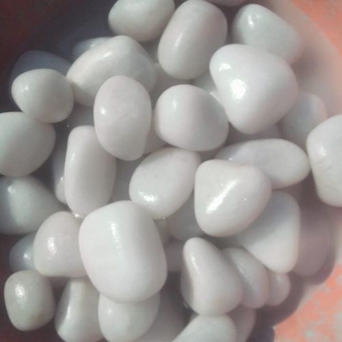 Natural Pure White Polished Quartz Pebble Stones for Garden Decoration and Landscaping and industrial purpose