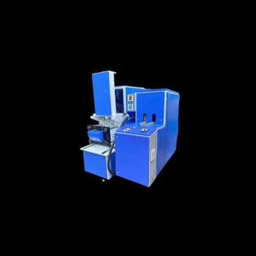 8 Ltr Semi Automatic Pet Bottle Blowing Machine - Color: Blue