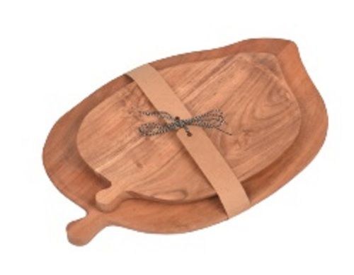 Wooden Mango Shape Platter Original Finish