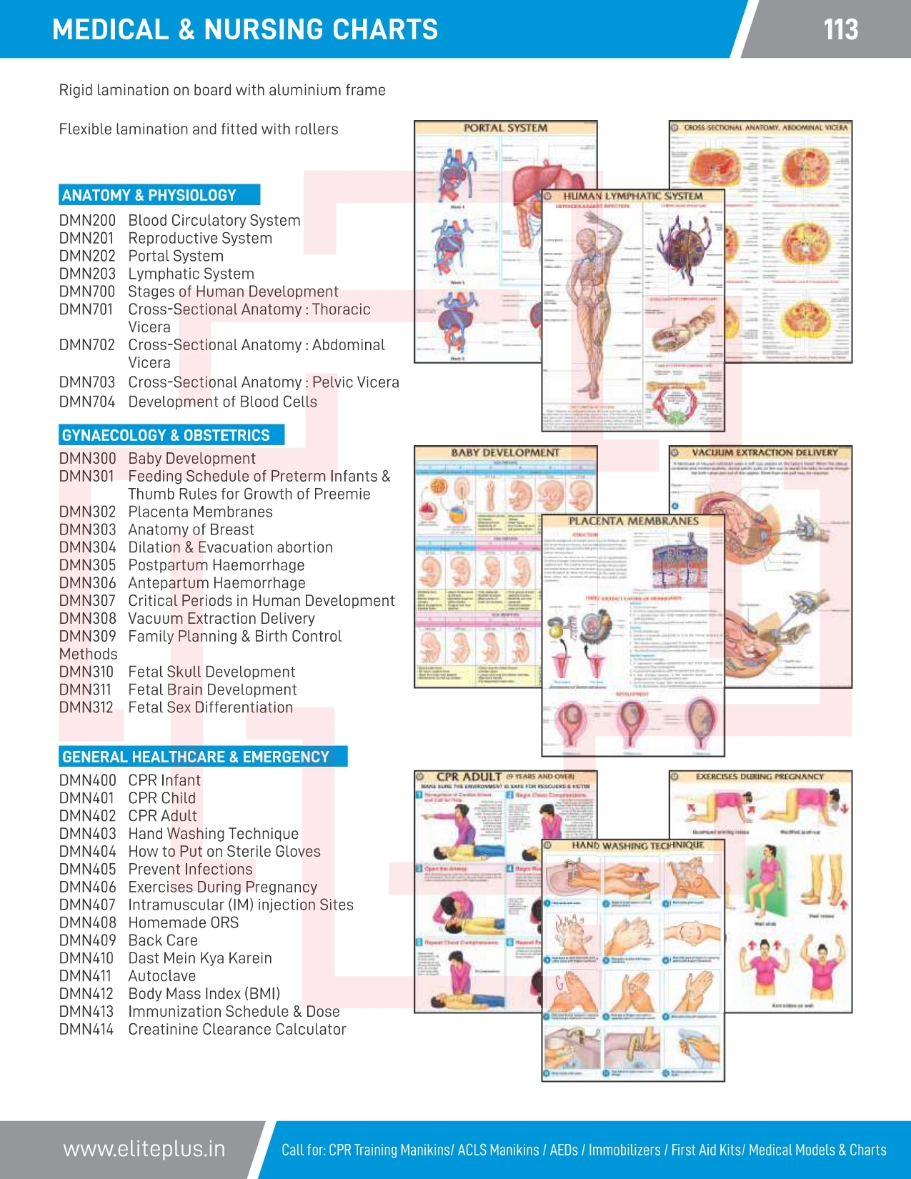 MEDICAL & NURSING CHARTS