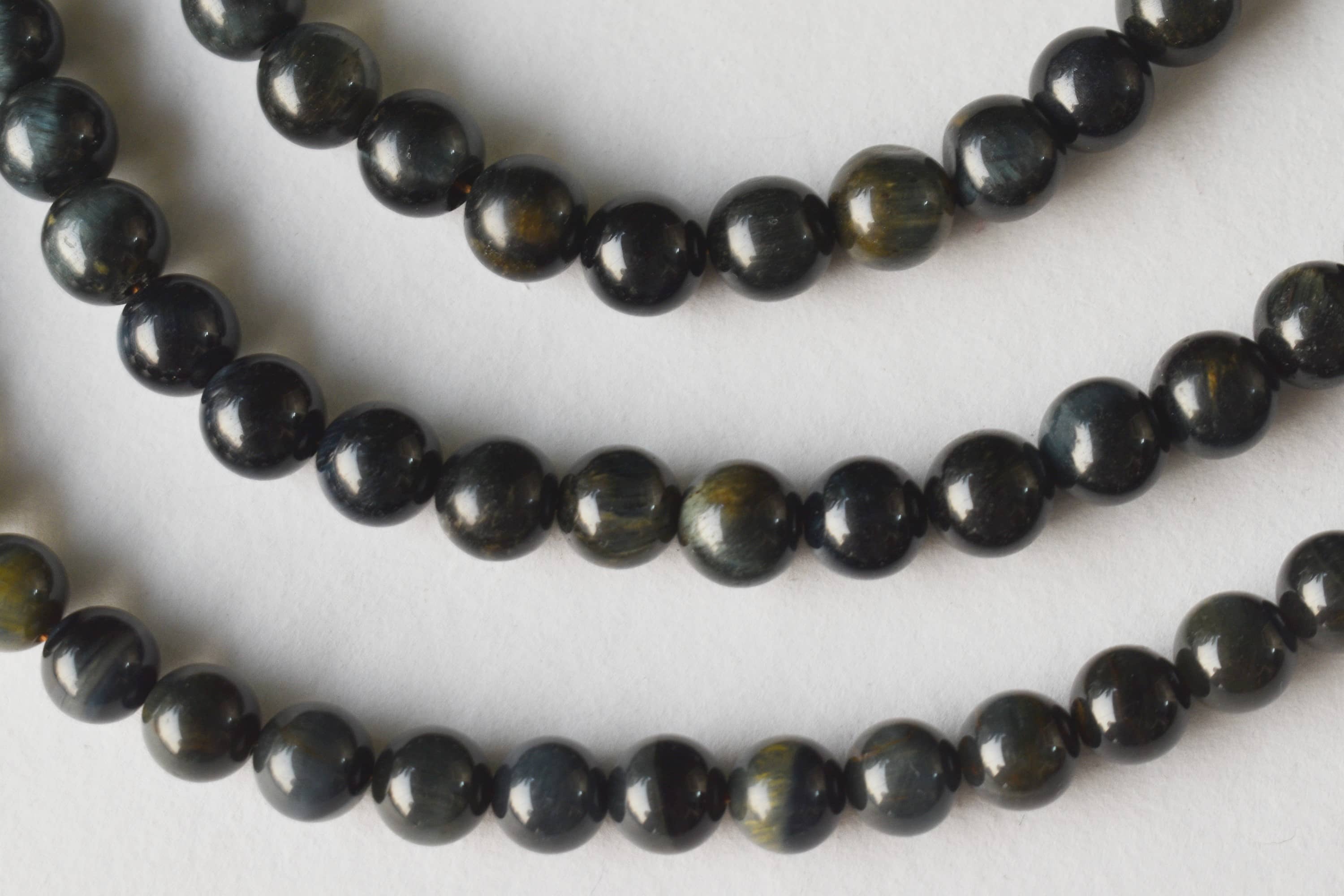 8mm Blue Tiger Eye Beads, Gemstone Beads for Necklace ,Crystal Beads Jewelry