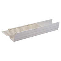 160mm Leaf Guard - H-160mm Size, Plain Pattern, 3mtr & 5mtr Length Options | Prevents Clogs, Reduces Maintenance, Suitable For Residential & Commercial Use