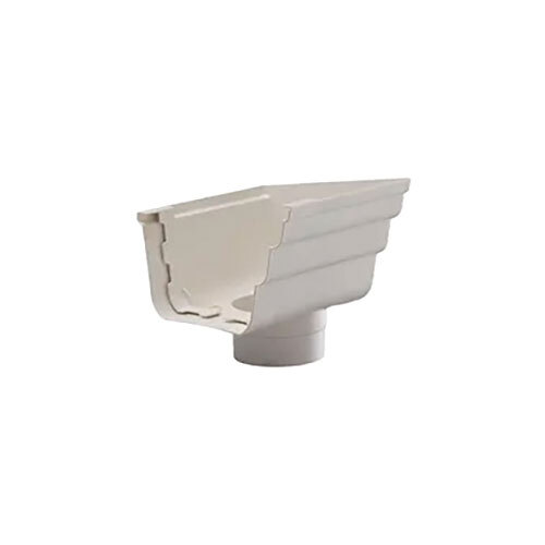 220mm UPVC Stop End Drop Left