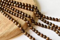 8mm Bronzite Beads, Gemstone Beads for Necklace ,Crystal Beads Jewelry