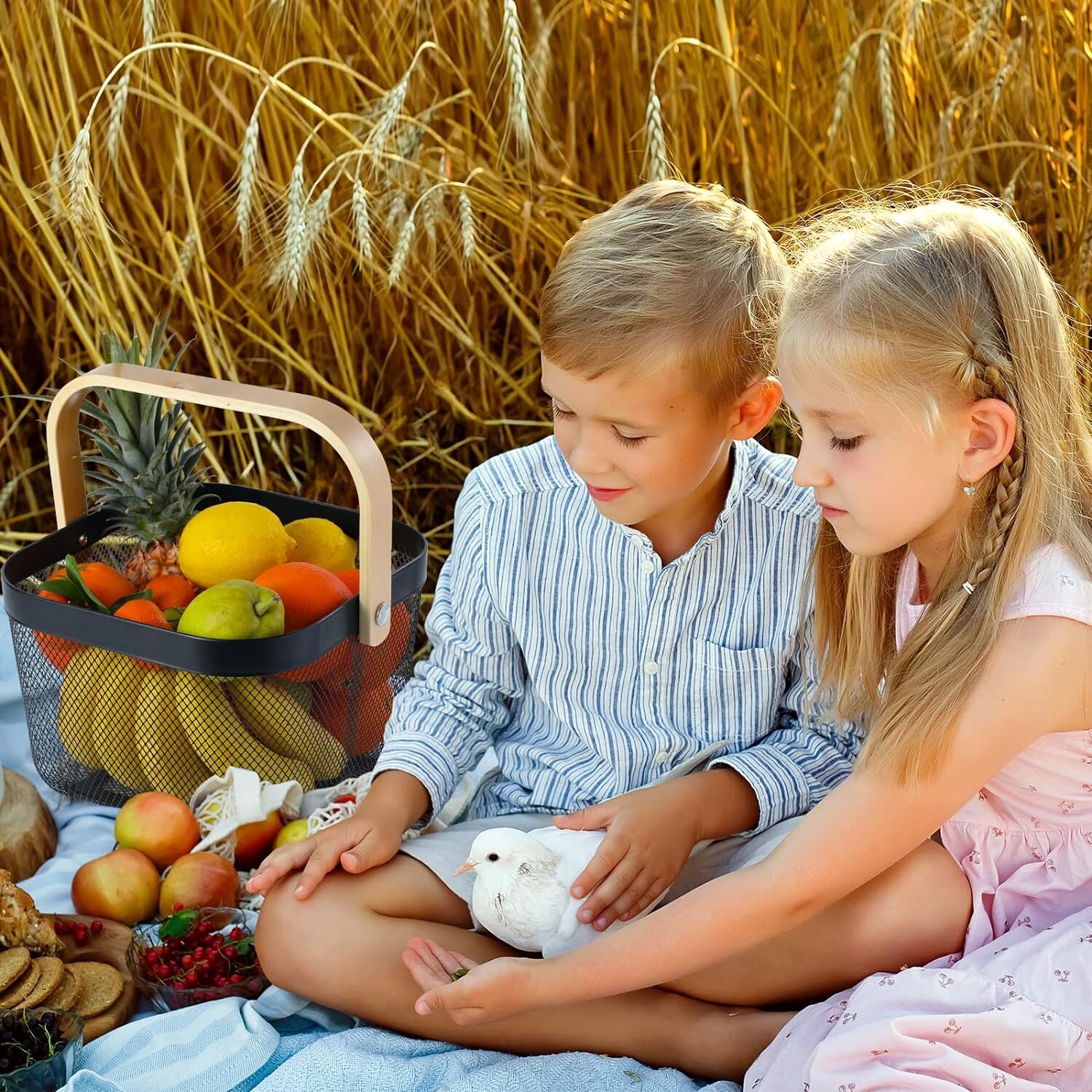 MESH STORAGE FRUITS BASKET FOR CABINETS