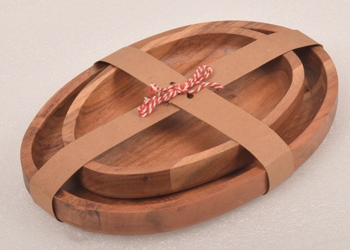 Wooden Original Finish Platter