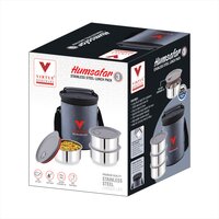 HUMSAFAR 3 VIRTUE HOMEWARE STAINLESS STEEL LUNCH BOX PACK