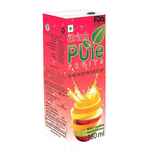 Mix Fruit Pulp Juice 160ml Alcohol Content (%): Nil