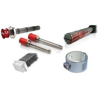 Industrial Heaters - Stainless Steel Alloy Ceramics, Variable Dimensions, Silver And Red, 230v/400v, 1kw To 10kw, Flange/clamp Mounted , 6 Months To 1 Year Warranty
