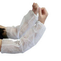 White Disposable Non Woven Arm-Hand Sleeves