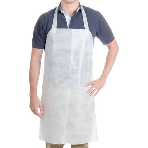 Non Woven Disposable Apron Application: Beauty / Hospital / Food / Cleaning/Salon