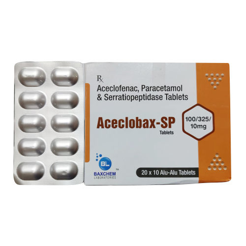 Aceclofenac Paracetamol Serratiopetidase Tablet - Feature: High Qiality