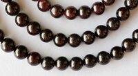 8mm Garnet Beads, Gemstone Beads for Necklace, Crystal Beads Jewelry