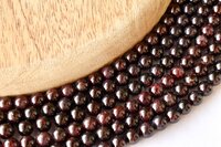 8mm Garnet Beads, Gemstone Beads for Necklace, Crystal Beads Jewelry