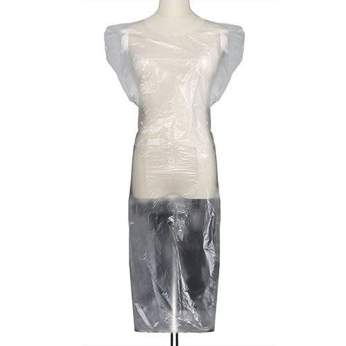 Disposable Plastic Barber Apron For Salon - Material: Ldpe / Hdpe