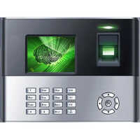 Fingerprint Time Attendance System - High-resolution Screen, Black-grey Color, Reliable Fingerprint Scanner, Security Purpose, Warranty Included
