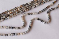 8mm DragonVein Agate Black Beads, Gemstone Beads for Necklace, Crystal Beads Jewelry