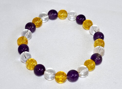 Promotes HEALTH Bracelet Crystal Beaded Bracelet