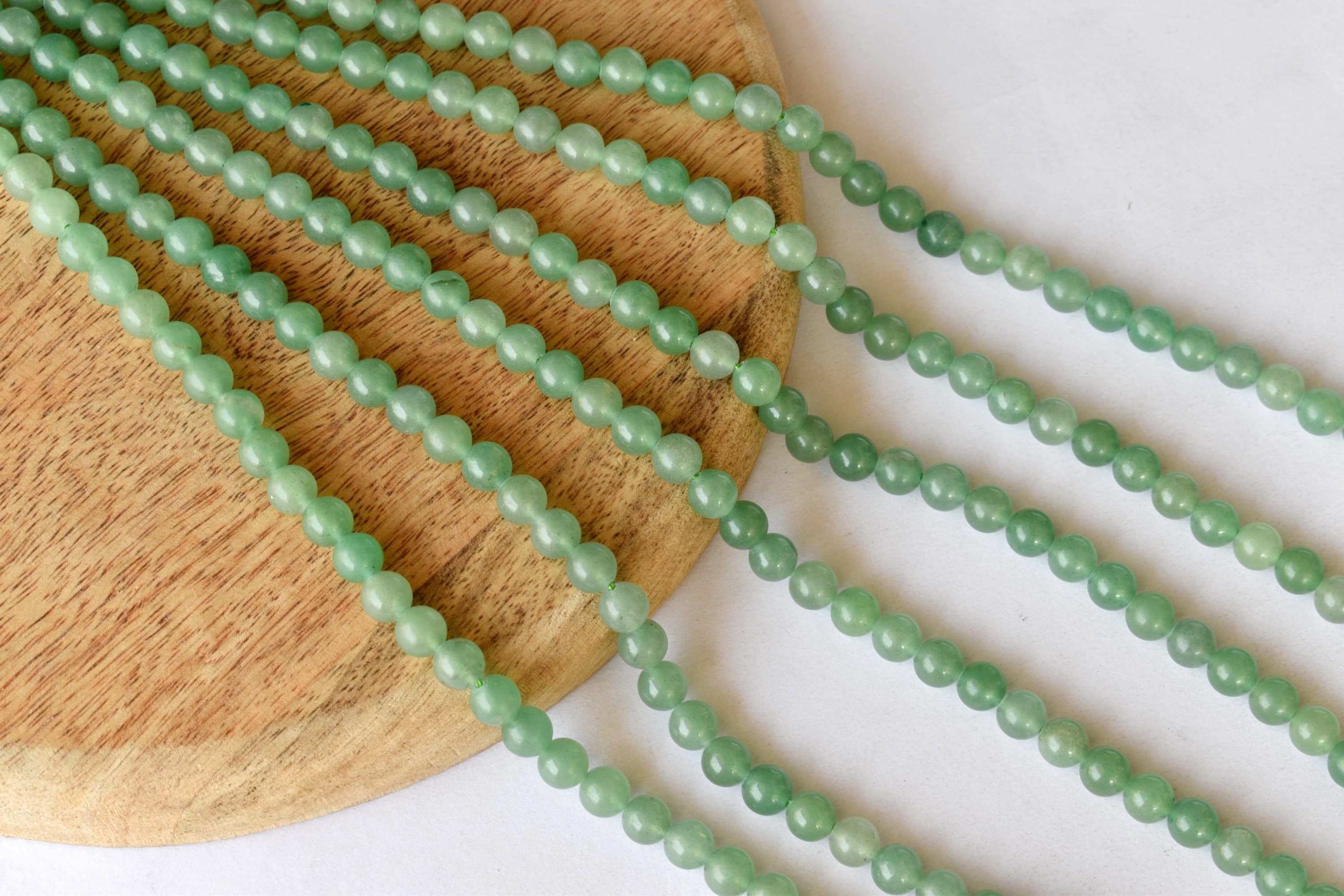 8mm Green Aventurine Beads, Gemstone Beads for Necklace, Crystal Beads Jewelry