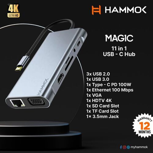 HAMMOK MAGIC 11 IN 1 USB C