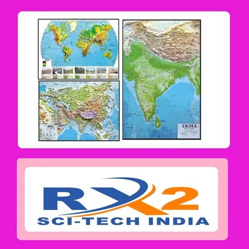 3D Relief Map Charts