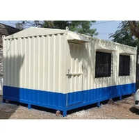 Fabricated Site Office Cabin - Color: White And Blue