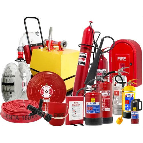 Red Fire Fighting Equipment