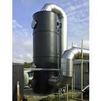 Absorption In Packed Column - Ss316l Alloy, 3 To 20 Ft Diameter, Custom Colors | Designed For Petrochemical, Chemical, And Food Processing Industries