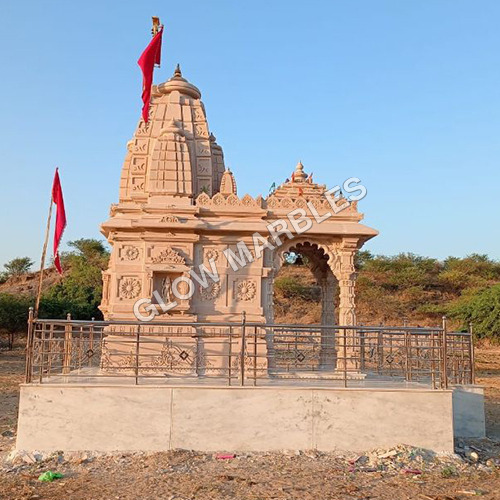 Red Marble Mandir