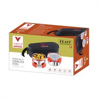 FEAST 2 VIRTUE HOMEWARE STAINLESS STEEL LUNCH BOX PACK