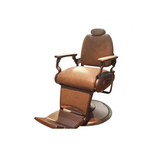 21.6 x 19.7 x 35.4 inches Leather Gents Parlour Brown Color Chair