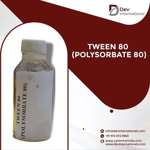 Tween 80 ( Polysorbate 80 ) Application: Industrial