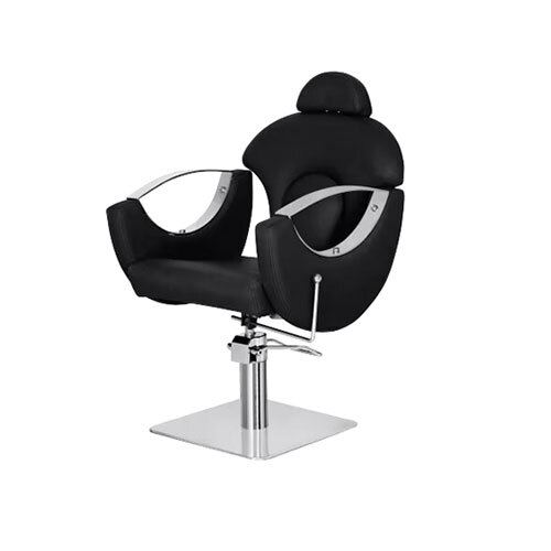 21.6 x 19.7 x 35.4 inches Leather Reclining Black And Silver Color Chair