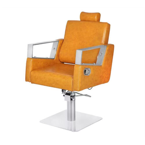 21.6 x 19.7 x 35.4 inches Leather Reclining Orange Color Chair