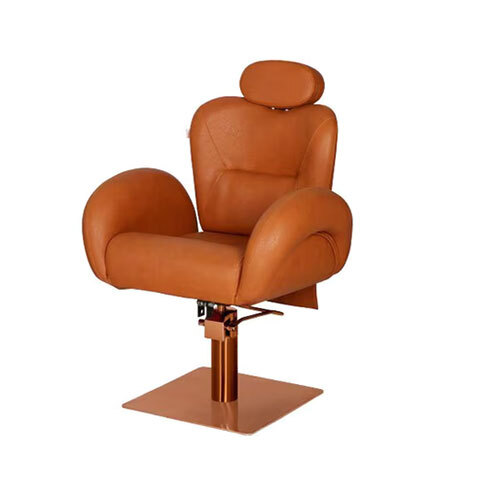 21.6 x 19.7 x 35.4 inches Leather Reclining Headrest Brown Color Chair