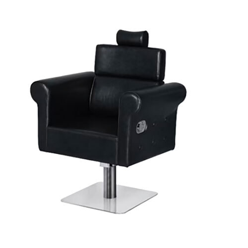 21.6 x 19.7 x 35.4 inches Leather Salon Reclining Black Color Chair