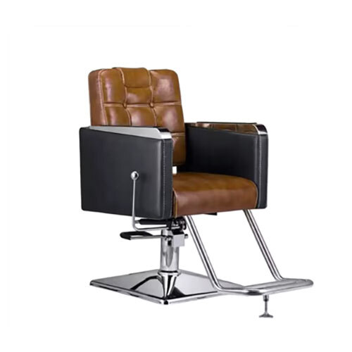 21.6 x 19.7 x 35.4 inches Leather Reclining  Brown and Black Color Chair