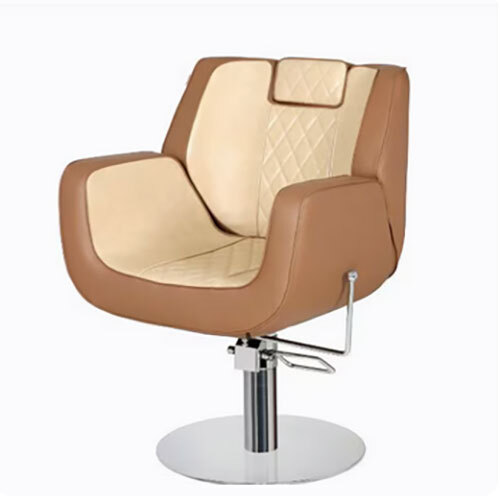 21.6 x 19.7 x 35.4 inches Leather Reclining Beige and Brown Color Chair